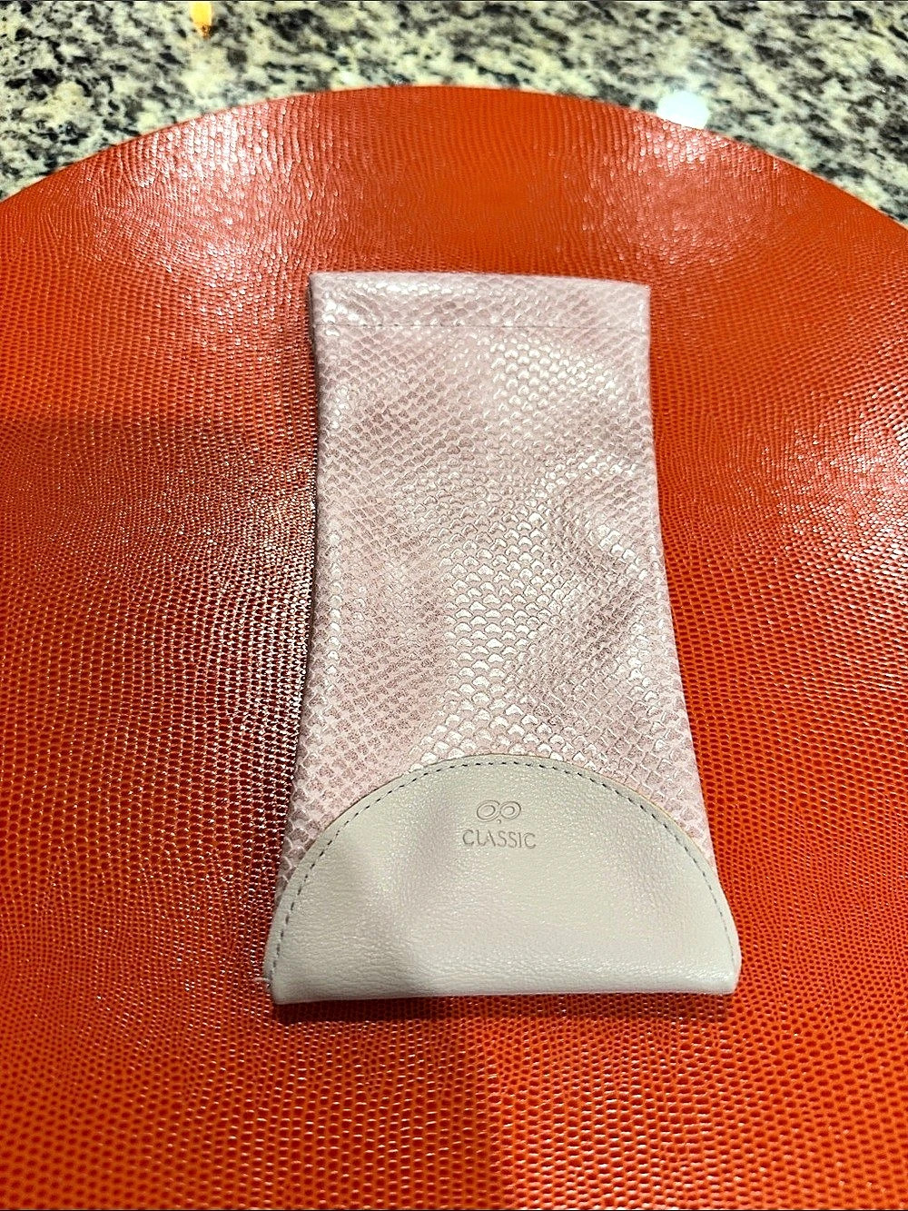 Pink & White sunglasses 🕶️ case